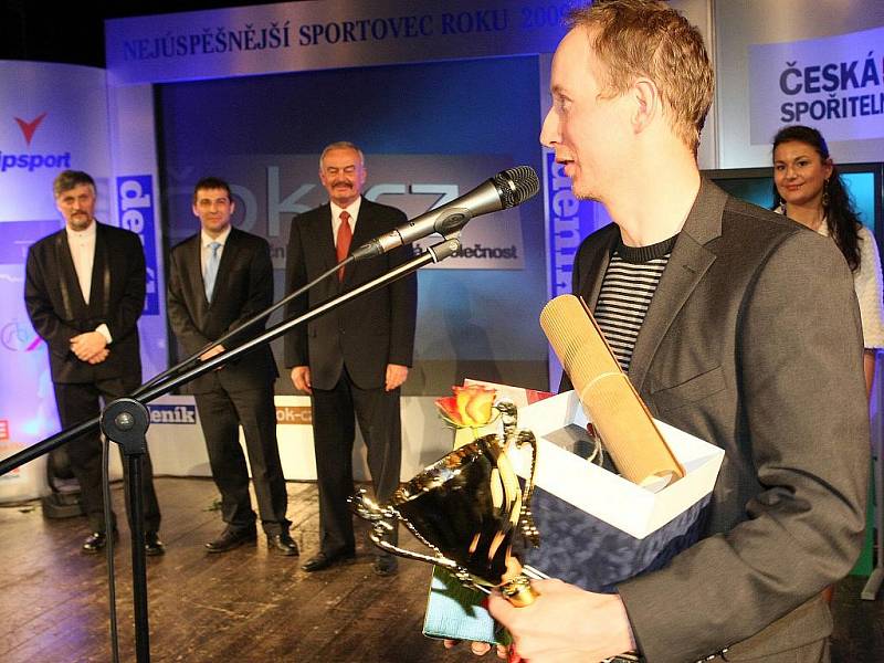 Nejlepší sportovec roku 2009 v Libereckém kraji. Sportovní hvězda čtenářů Deníku a kategorie jednotlivec 1. místo Lukáš Bauer.