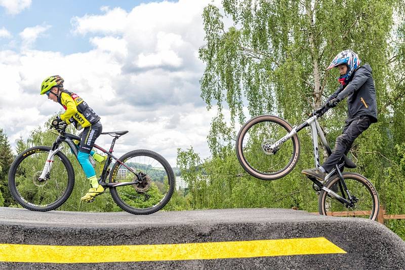 Pumptrack v Tanvaldě.