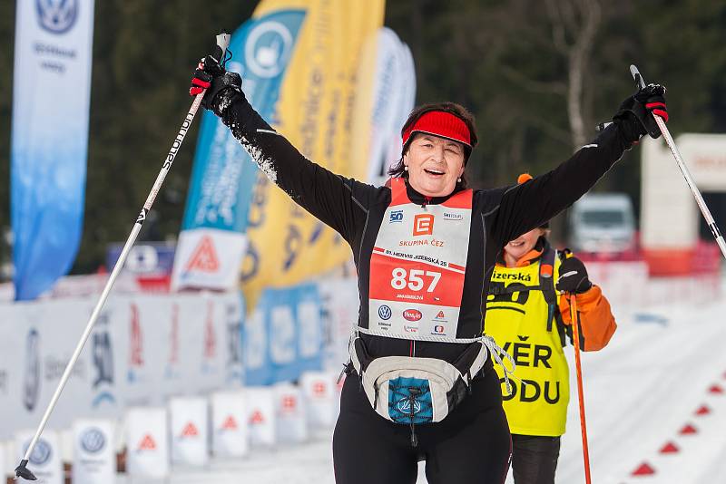 Závod v klasickém lyžování, Hervis Jizerská 25, proběhl 17. února v Bedřichově na Jablonecku v rámci série závodů Jizerské padesátky. Hlavní závod na 50 kilometrů zařazený do seriálu dálkových běhů Ski Classics se pojede 18. února 2018. Na snímku je posle