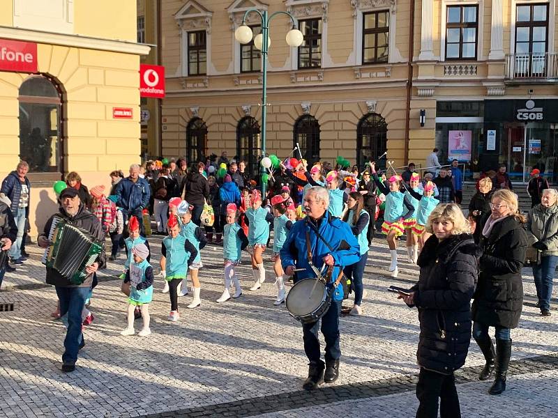 Jabloncem prošel masopustní průvod.