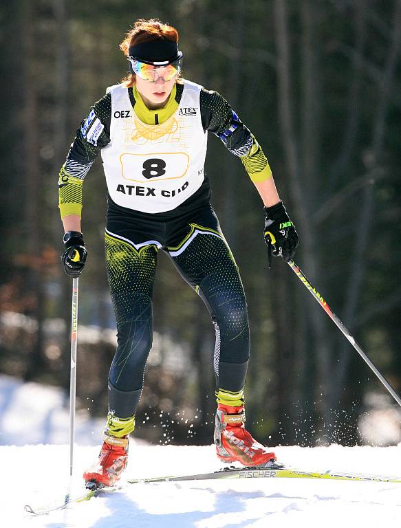 MČR v biatlonu dorostu a juniorů. 8 - Simona Maříková (Letohrad).