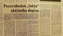 Srpen 1968. Ukázka dobového tisku, letáků a dalších tiskovin