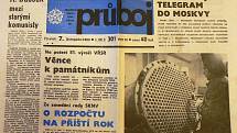 Srpen 1968. Ukázka dobového tisku, letáků a dalších tiskovin