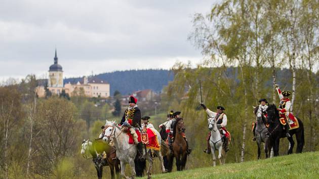 Rekonstrukci Bitvy u Liberce z roku 1757 přihlíželo i letos několik stovek diváků. 