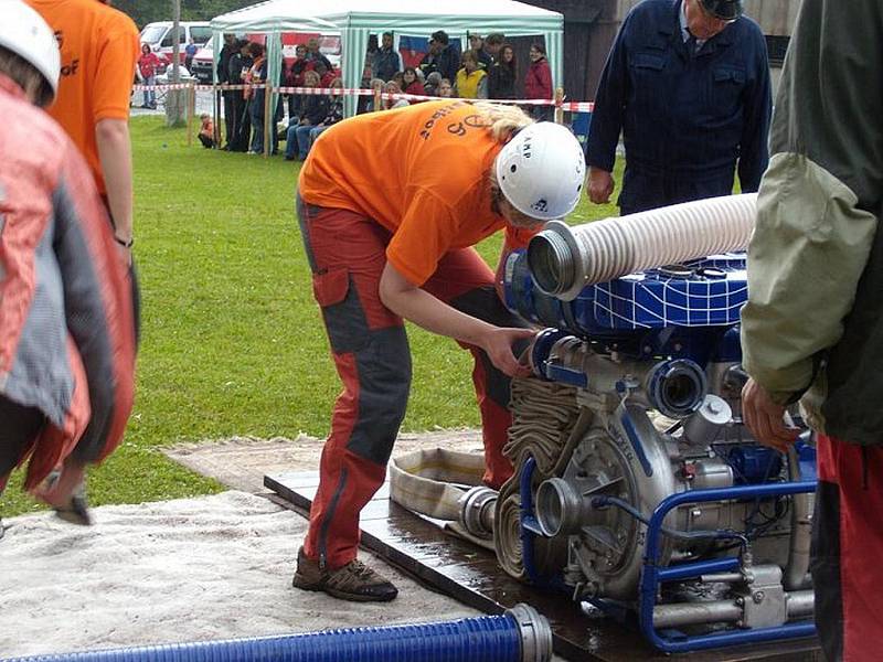 Sbor dobrovolných hasičů Vlastiboř. Soutěž na domácí půdě.