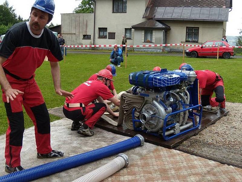 Sbor dobrovolných hasičů Vlastiboř. Soutěž na domácí půdě.