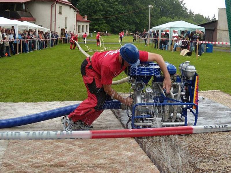 Sbor dobrovolných hasičů Vlastiboř. Soutěž na domácí půdě.