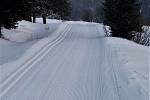 Nasněžilo také v nejvýše položené osadě Jizerských hor, na Jizerce, oblíbeném místě turistů a běžkařů.