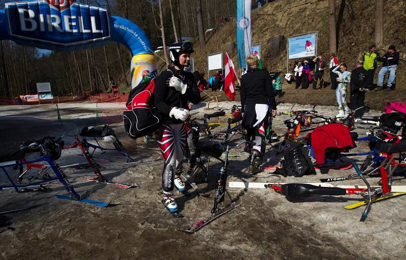 Kamenec hostil finále Světového poháru v jízdě na skibobech. 