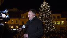Rozsvácení vánočního stromu v Jablonci