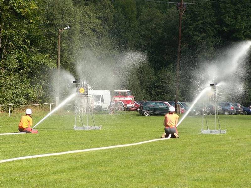 Sbor dobrovolných hasičů Vlastiboř. Soutěž v Košťálově 2008.