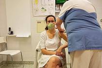 Veronika Kaššovičová se nechá očkovat proti onemocnění Covid-19.