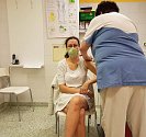 Veronika Kaššovičová se nechá očkovat proti onemocnění Covid-19.