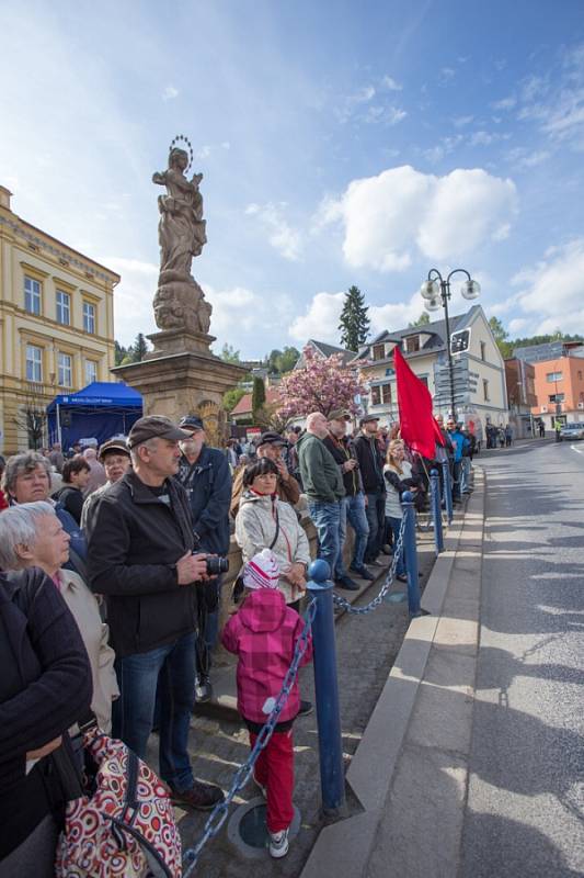 Návštěva prezidenta ČR Miloše Zemana v Železném Brodě