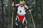 EYOWF 2011. 9 – Dunja A. Zdouc (AUT). Biatlon - dívky individuálně 10 kilometrů se jel v úterý v jabloneckých Břízkách. 