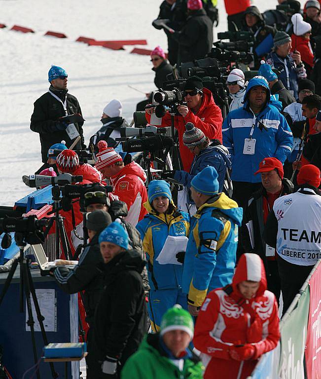 EYOWF 2011. Biatlon - dívky individuálně 10 kilometrů se jel v úterý v jabloneckých Břízkách. 