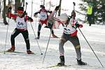 EYOWF 2011. Biatlon - dívky individuálně 10 kilometrů se jel v úterý v jabloneckých Břízkách. 