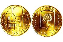 40 Jabloneckých grešlí, emise 5000 ks, platnost od 16. 12. 2010 do 31. 12. 2011. Parametry:  kov – Nordic Gold, průměr – 30 mm, váha – 13,9 gramu. Autorka: Petra Kobrlová. Směnná hodnota 40 korun. 