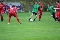 I. B třída východ. Držkov - Železný Brod B 1:0 (0:0). Držkov - zelené dresy.