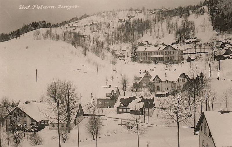 Obec Desná v Jizerských horách. Historické fotografie.