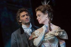 Jonas Kaufman a Sophie Koch v titulních rolích opery Werther.