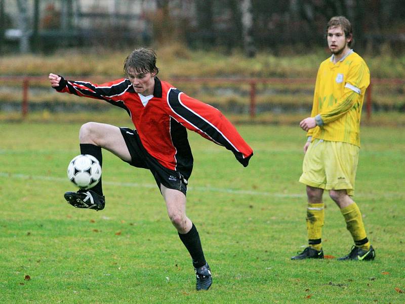 Velké Hamry si doma poradily s Jilemnicí 2:0. Po podzimu jsou na druhém místě.