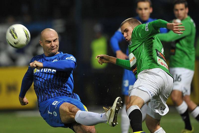 Derby mezi Slovanem Liberec a Baumitem Jablonec skončilo na stadionu U Nisy remízou 2:2.