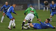 Derby mezi Slovanem Liberec a Baumitem Jablonec skončilo na stadionu U Nisy remízou 2:2.