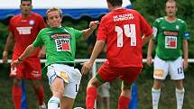 Jablonec si v generálce poradil a Varnsdorfem (v červeném) 5:0. Baumit čeká ve čtvrtek úvodní duel 2. předkola Evropské ligy.