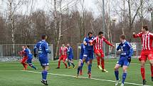 První jarní zápas divize C na domácí půdě: Jiskra Mšeno A - FK Kolín 2:2 (0:0) PK 4:5.