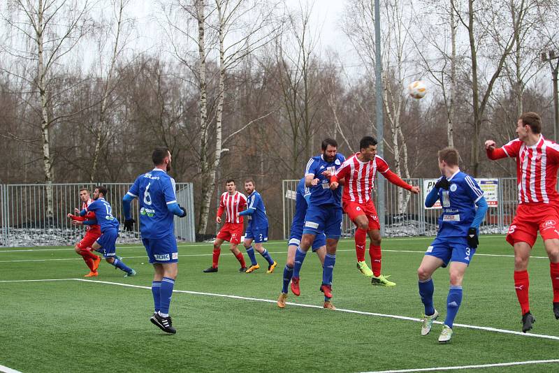 První jarní zápas divize C na domácí půdě: Jiskra Mšeno A - FK Kolín 2:2 (0:0) PK 4:5.