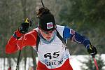 EYOWF 2011. Biatlon - dívky individuálně 10 kilometrů se jel v úterý v jabloneckých Břízkách. Veronika Havlová (65) doběhla na 29. místě. 