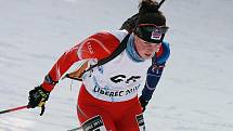 EYOWF 2011. Biatlon - dívky individuálně 10 kilometrů se jel v úterý v jabloneckých Břízkách. Veronika Havlová (65) doběhla na 29. místě. 