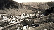 Obec Desná v Jizerských horách. Historické fotografie.