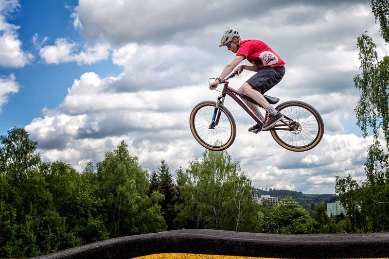 Pumptrack v Tanvaldě.