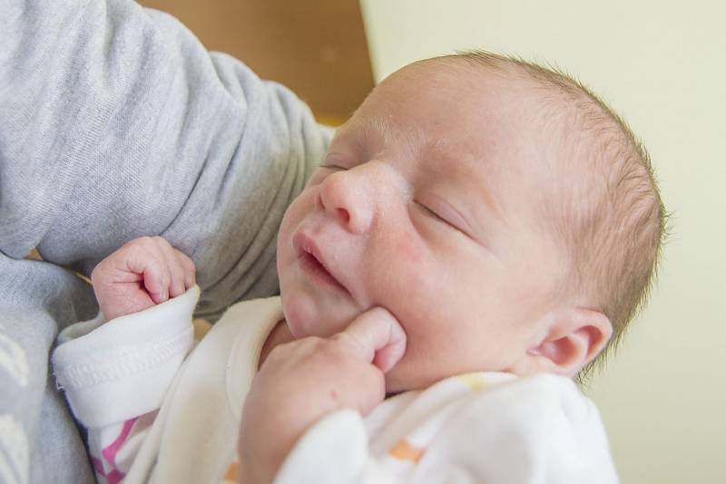 AMÁLIE SMILOVÁ se narodila v sobotu 8. dubna mamince Monice Vašákové z Plavů. Měřila 43 cm a vážila 2,70 kg.