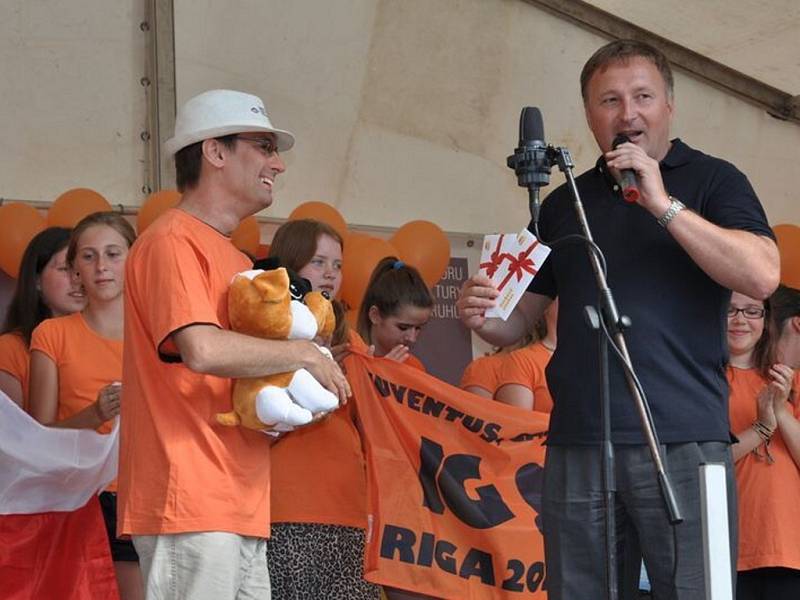 Iuventus Gaude přijel vítězně z Rigy, kde děti zpívali na olympiádě sborů.