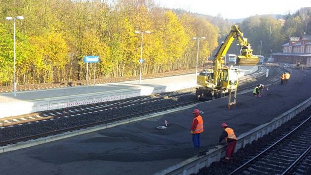 Rekonstrukcí prošlo i nádraží v Tanvaldu