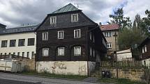 Původní stav domu č. p. 106 v Kalinově ulici v Novém Boru.