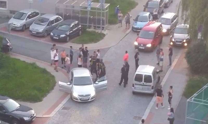 Úterní rvačka v Jablonci nad Nisou.