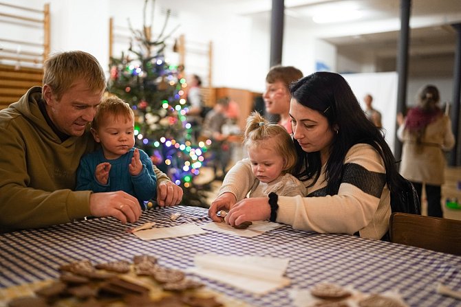 V centru Sokolka se konala spousta společenských akcí nejen pro uprchlíky z Ukrajiny. Na snímcích akce k Vánocům.
