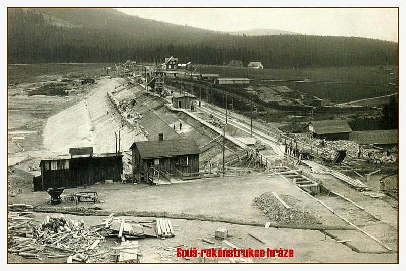 Obec Desná v Jizerských horách. Historické fotografie.