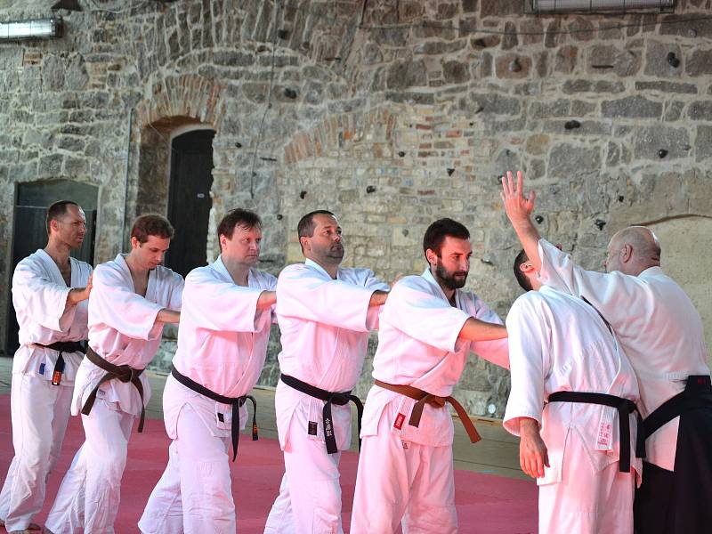 Dva věhlasní zahraniční mistři bojového umění, aikido a taichi, vedou sportovní kemp v nejvýše položené osadě Jizerských hor na Jizerce.