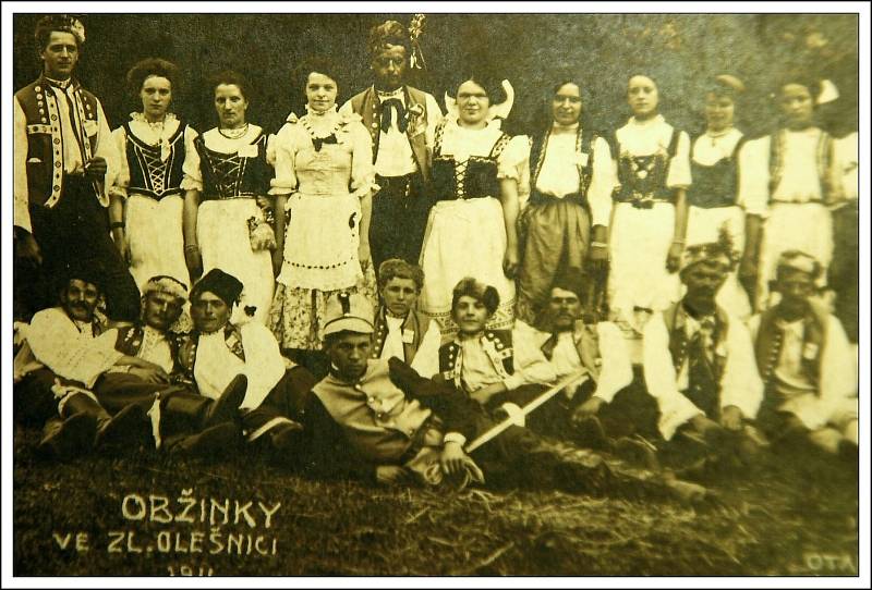 Historické fotografie obce Zlatá Olešnice. FOTO: archiv obce Zlatá Olešnice