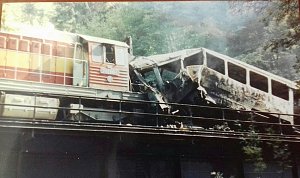Železniční nehoda u Spálova.