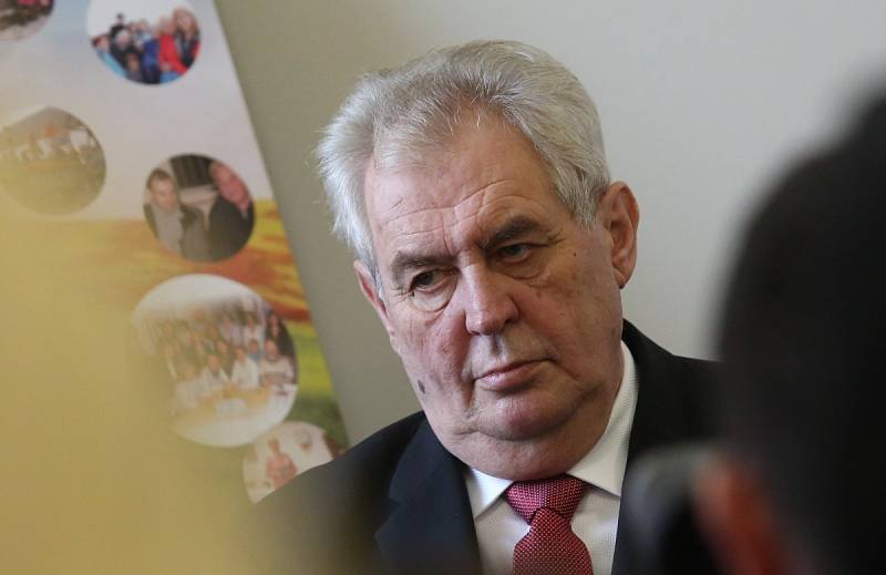 Miloš Zeman na otevření hospice v Liberci