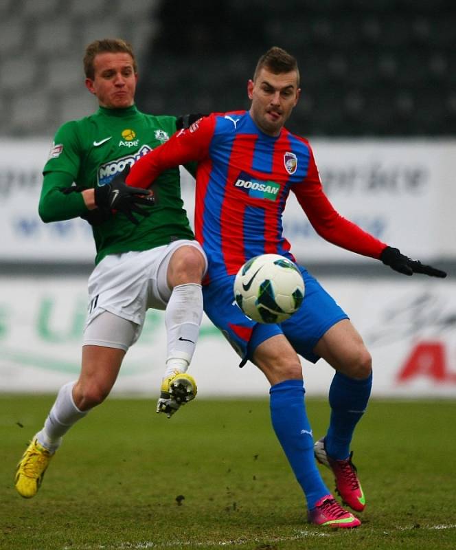 Jablonec porazil v prvním utkání čtvrtfinále Poháru České pošty Plzeň 2:1.