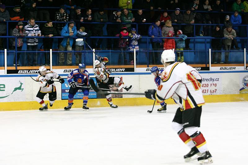 II. hokejová liga, poslední zápas před play offHC Vlci Jablonec - HC Řisuty 1:3