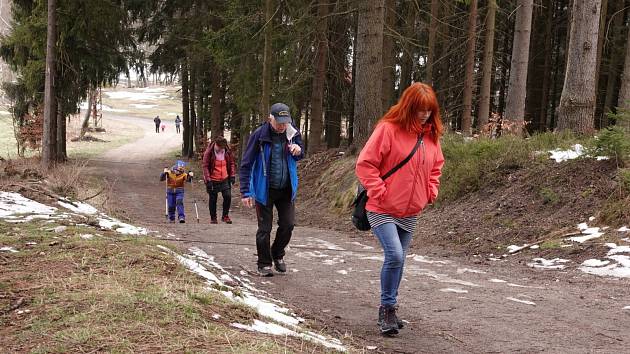 Z výletu na vyhlídku Špička nad Tanvaldem.