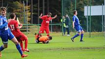 DIVIZE C: Mšeno A - Kokonín 3:5 (1:1). Mšeno - červené dresy.